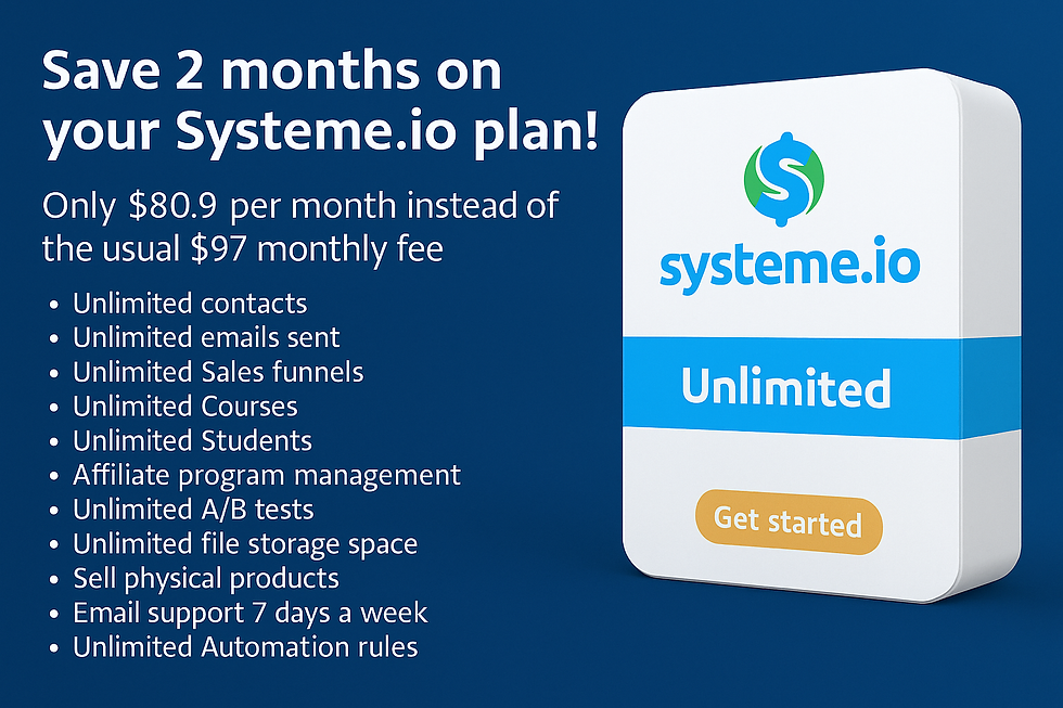 Systeme.io Unlimited Plan 
