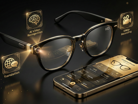 📘 Padmate ViewMate Smart AI Camera Glasses – The Future of Hands-Free Vision, Recording & Translation