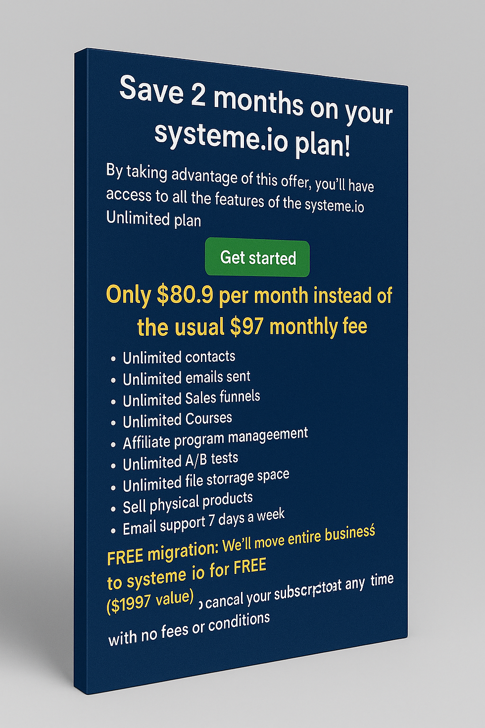 Thumbnail: *Systeme.io: The All-in-One Business
Growth Platform