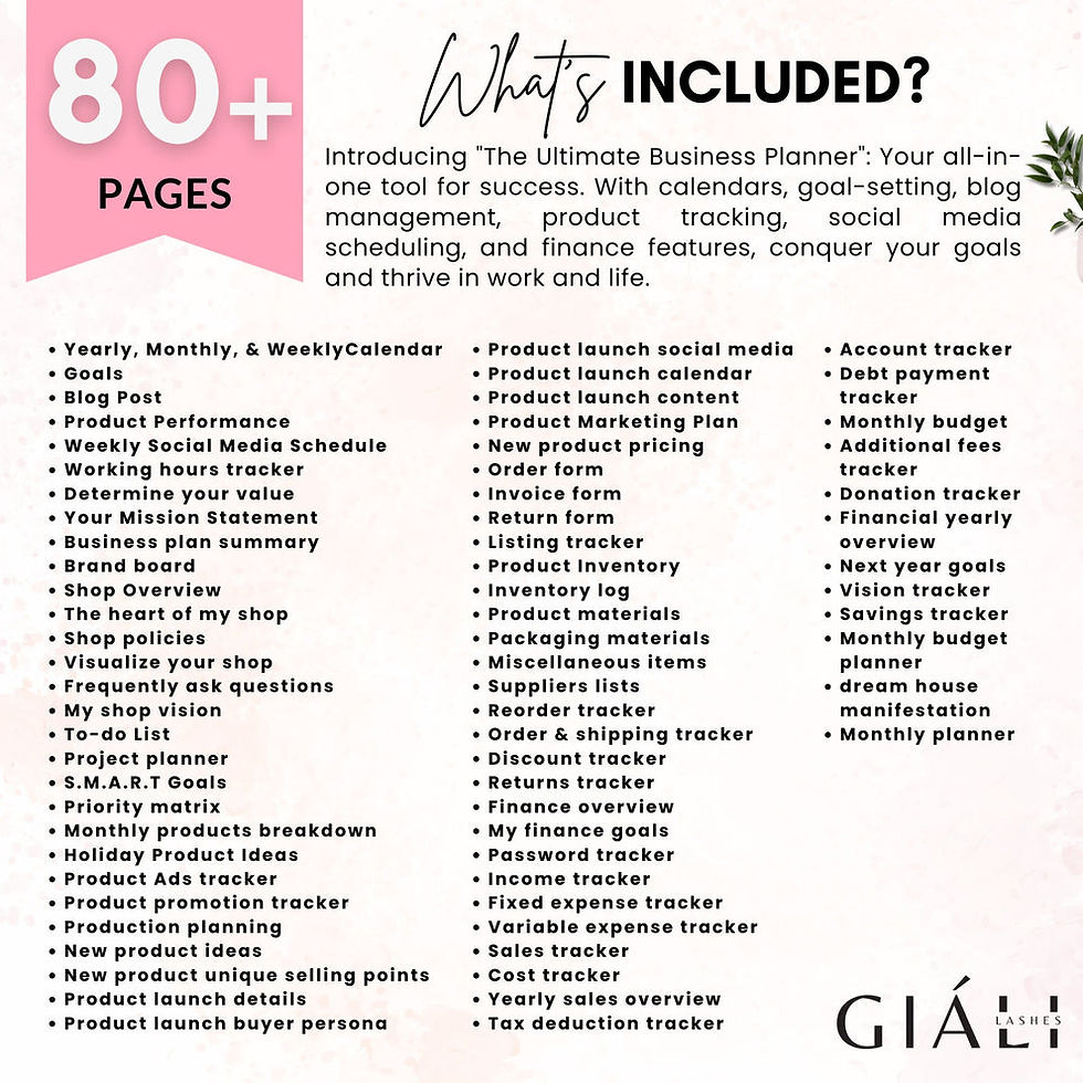 Thumbnail: Ultimate Business Planner Bundle | Small Business Planner, Canva Templates 