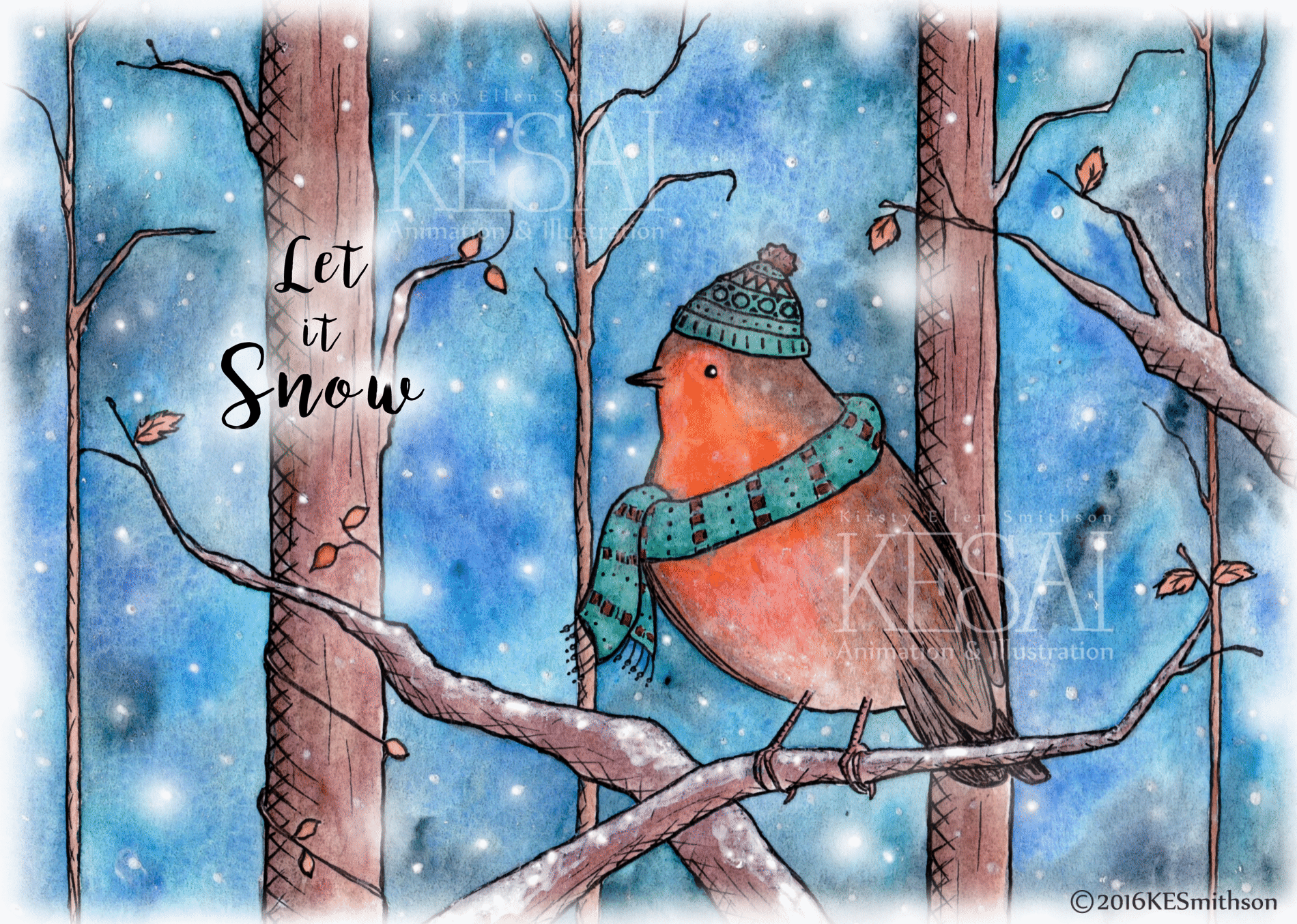 let it snow robin