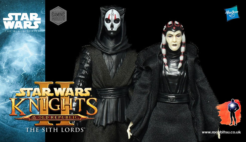 Review: Star Wars Black Series, Gaming Greats, Darth Traya and Darth Nihilus from Knights of the Old Republic 2