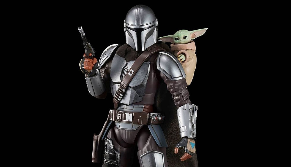 Bandai Hobby The Mandalorian and Grogu 1/12 Action Figure Model Kit