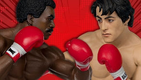 McFarlane Movie Maniacs Rocky figures of Rocky Balboa and Apollo Creed