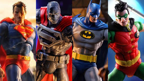 McFarlane Winter Showcase DC Multiverse Reveals of Robin, Batman, Steel, and Superman