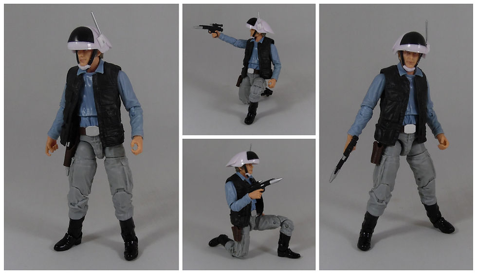 Action Figure Review Star Wars Black Series Rebel Fleet Trooper, A New Hope
