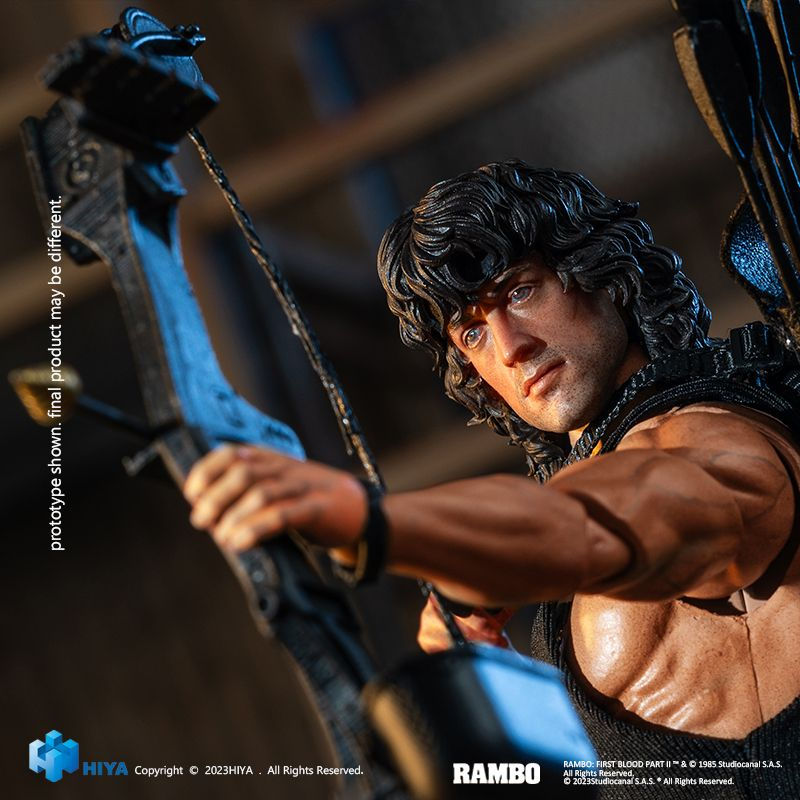 Hiya Toys Exquisite Super Rambo from First Blood Part III