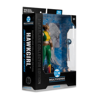 JUSTICE SOCIETY OF AMERICA - FIGURINE D'HAWKGIRL PLATINUM EDITION - DC MULTIVERSE, MCFARLANE JUSTICE SOCIETY OF AMERICA - FIGURINE D'HAWKGIRL PLATINUM EDITION - DC MULTIVERSE, MCFARLANE