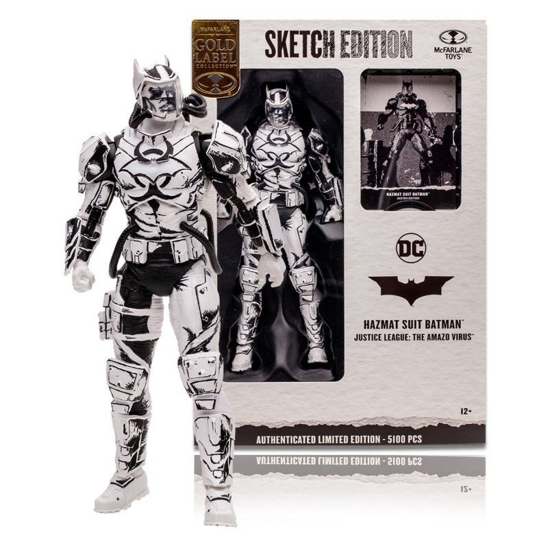 McFarlane DC Multiverse Gold Label 'Sketch Edition' Hazmat Suit Batman