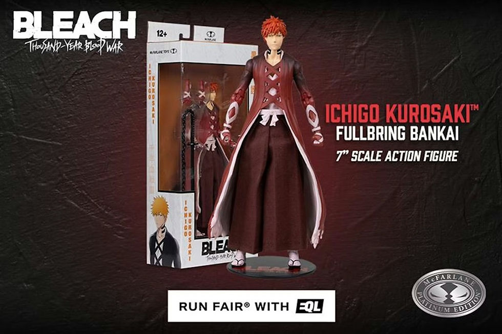 McFarlane Platinum Edition Ichigo Kurosaki: Fullbring Bankai McFarlane figure from Bleach: Thousand Year Blood War