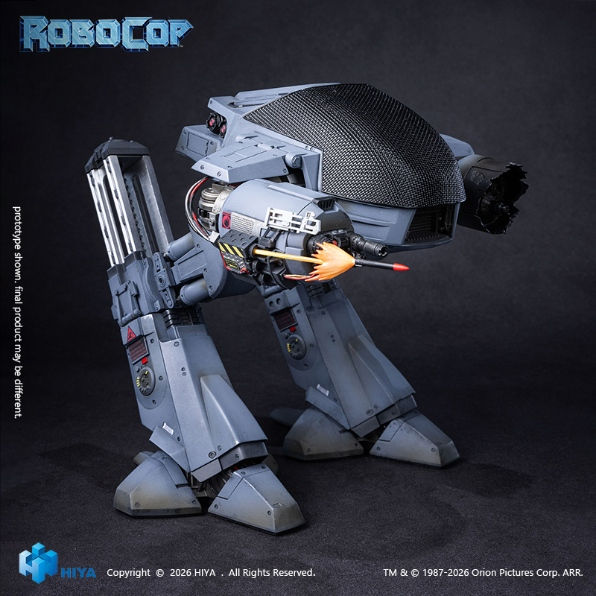 Hiya Toys Exquisite Super release of ED-209 from Robocop (1987)