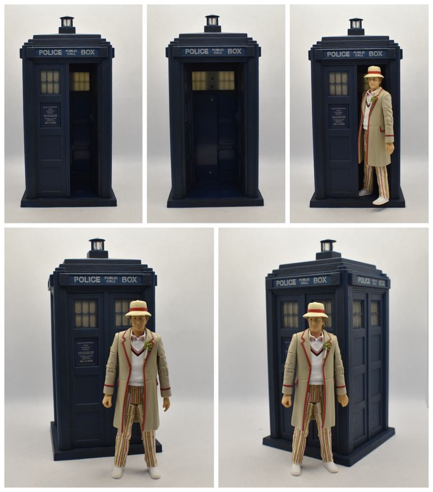 Review Doctor Who The Fifth Doctor And TARDIS from 'The Visitation