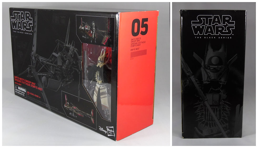 review of the star wars black series enfys nest action figure and swoop bike vehicle from solo, a star wars story
