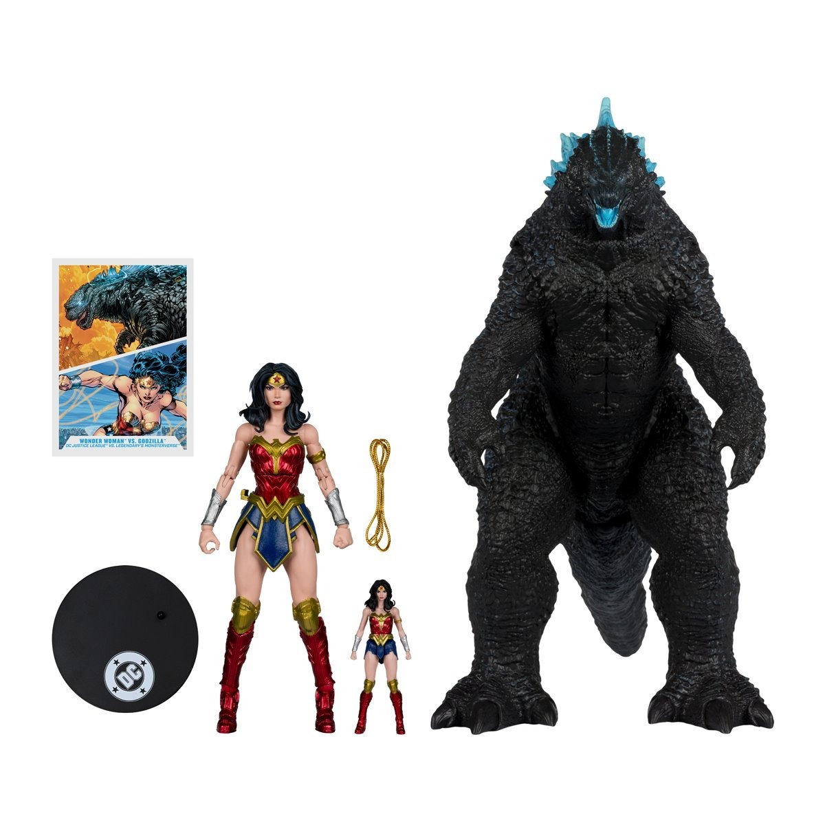 Wonder Woman vs Atomic Blast Godzilla