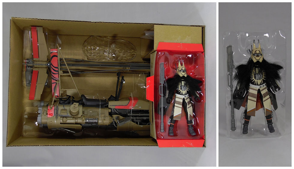 review of the star wars black series enfys nest action figure and swoop bike vehicle from solo, a star wars story