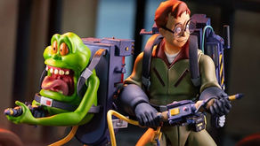 Mondo Toys Louis Tully 1/12 scale figure from The Real Ghostbusters, plus Grundel and Alec