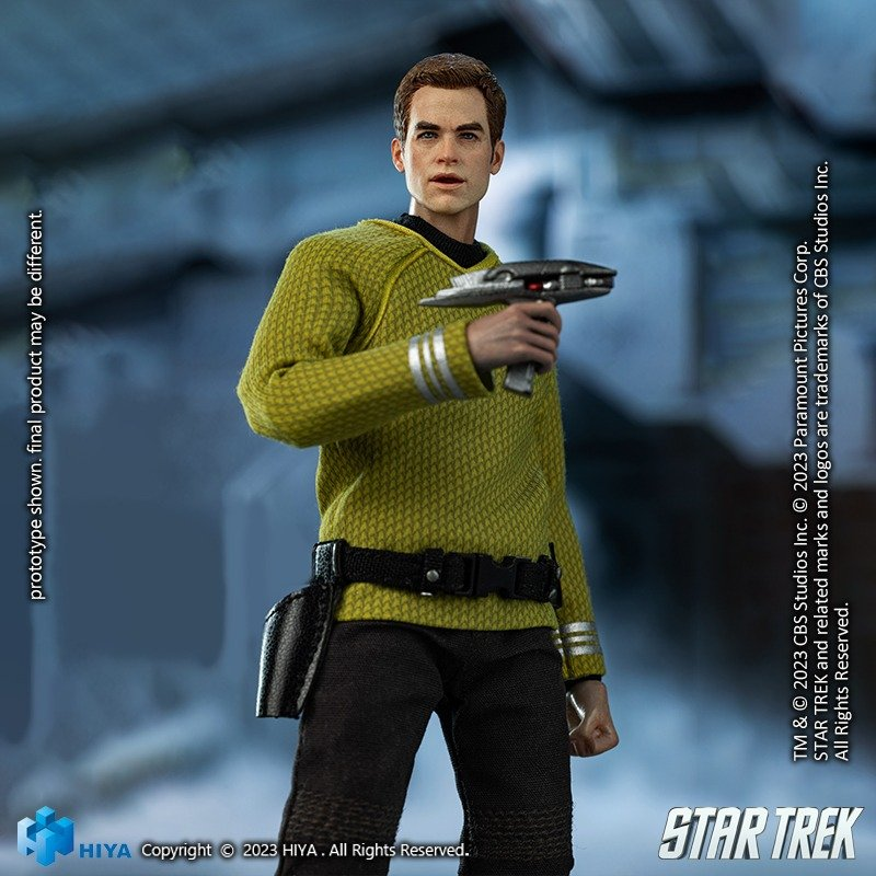 Hiya Toys Exquisite Super Series release of Captain James T. Kirk, Star Trek (2009)