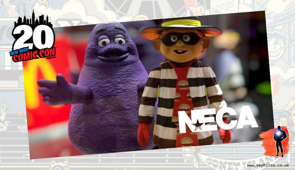 NYCC 2026: NECA McDonald's Ultimate figures of The Hamburglar and Grimace