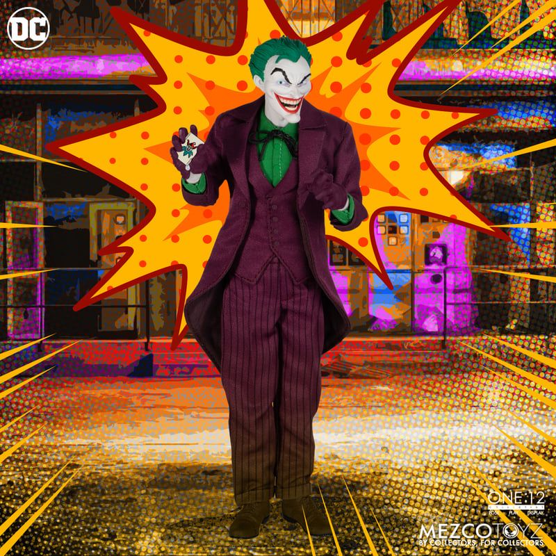 Mezco One:12 Collective – Action Figure The Joker: Clown Prince Of Crime (Standard) – Colori Verde/Arancione/Rosso