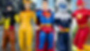 McFarlane DC Super Friends Superman, The Flash, Captain Cold, Cheetah, and Toyman