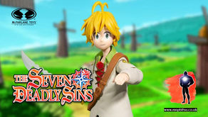 McFarlane The Seven Deadly Sins figures of Meliodas, Ban, and Escanor
