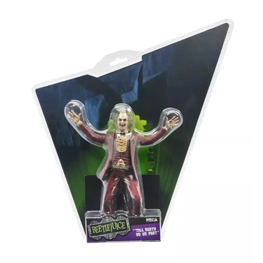 Figurine Neca Beetlejuice 1988 – Red Tuxedo, 18 Cm, Collection Cinéma