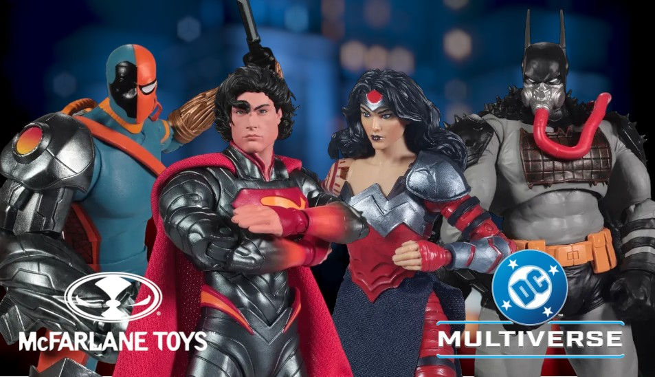 McFarlane DC Multiverse Absolute Batman, Superman, Wonder Woman, and Deathstroke