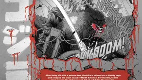 Super7 Toho Ultimates 'Thirsty for Blood' Godzilla '89, including a special Arthur Adams signed edition