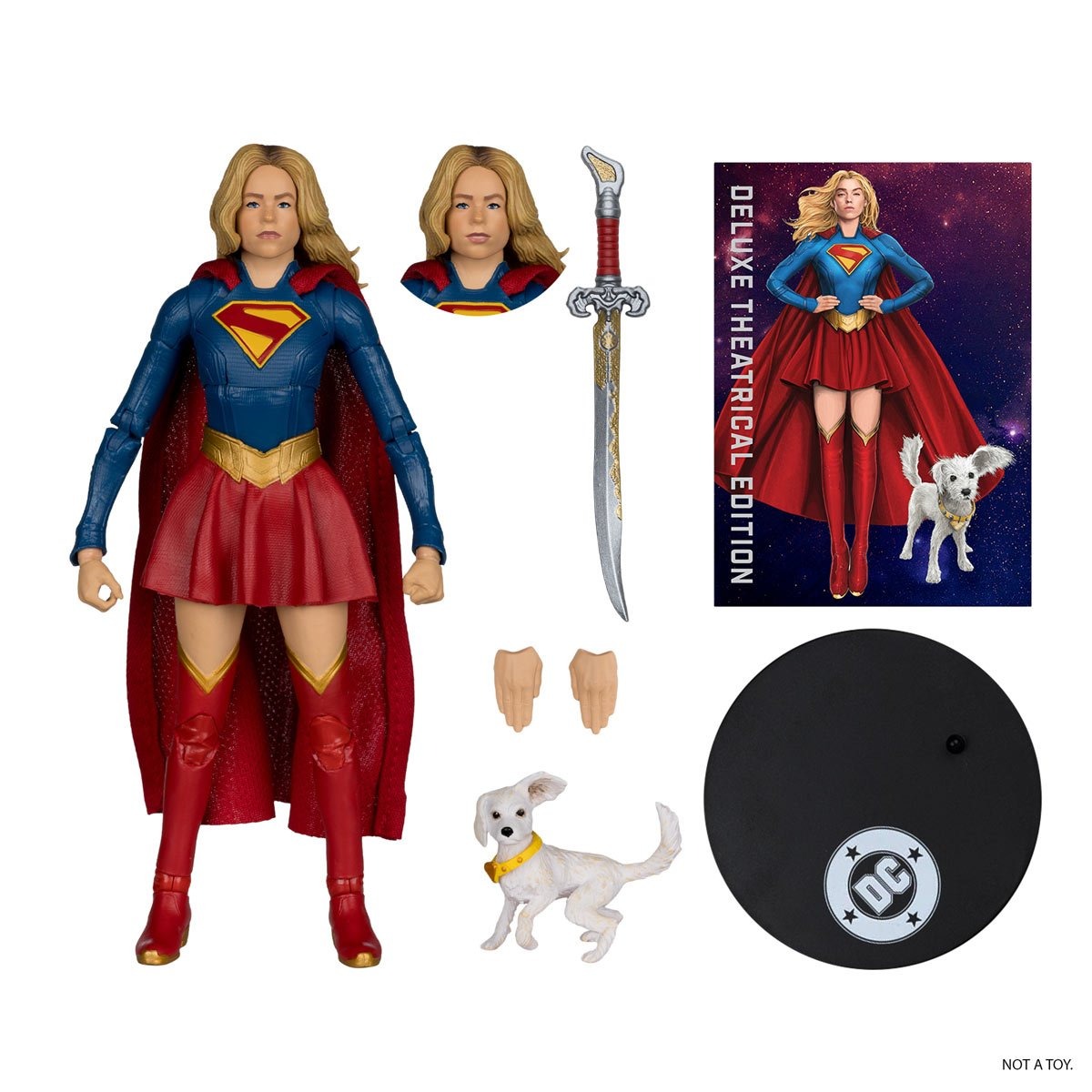 Supergirl and puppy Krypto