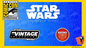 SDCC 2026: Hasbro Star Wars panel including reveals for the Black Series & Vintage Collection, with teases for the Retro Collection