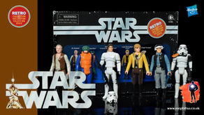 Review: Star Wars Retro Collection A New Hope box-set including Ceremony Luke, Stormtrooper Han, Dr. Evazan, Sandtrooper, Rebel Fleet Trooper, and Pondo Baba
