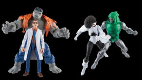 Marvel Legends Avengers 60th Anniversary Bruce Banner & Hulk, and Doctor Doom vs Captain Marvel