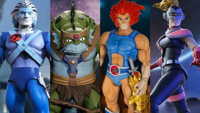 Super7 Thundercats Classics Ultimates, including Lion-O, Bengali, Mandora, and Slithe