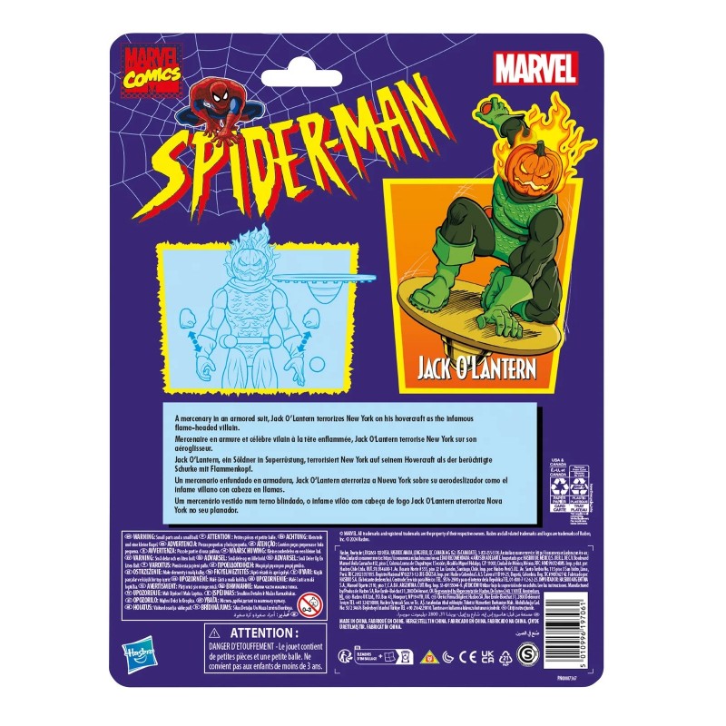 Figurine Spider-Man Marvel Legends Style Cel-shading Comics - Collection Rétro Sous Carte