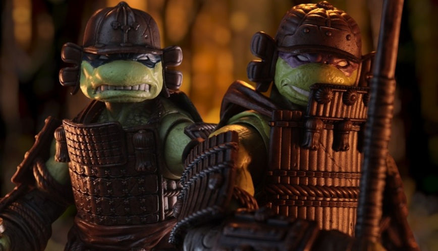 McFarlane Page Punchers Turtles in Time Leonardo and Donatello, Teenage Mutant Ninja Turtles