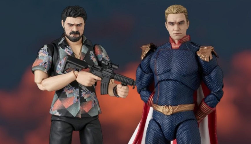 Medicom MAFEX releases of Homelander and Billy Butcher from The Boys