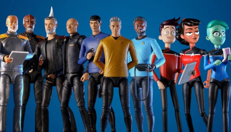 Master Replicas Star Trek action figure releases for 2026 including Star Trek: Picard, Strange New Worlds and Below Decks