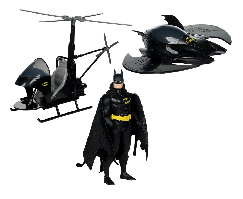 Batman with Batwing and Whirlybat