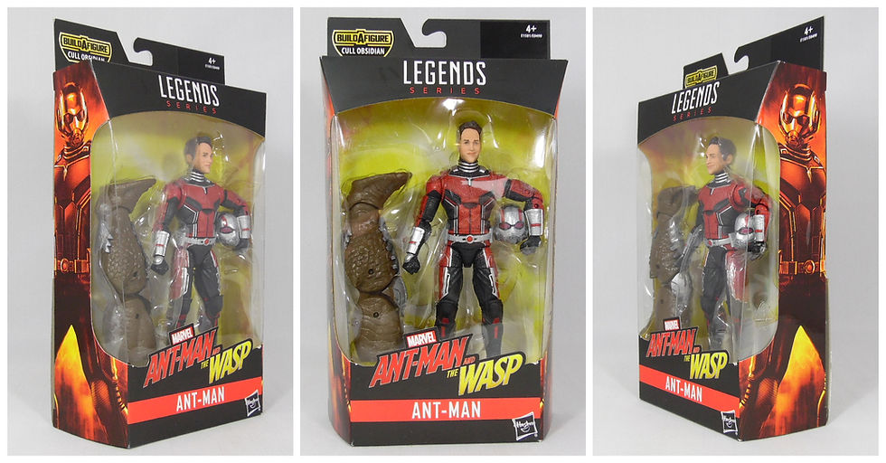 action figure review of the 6 inch marvel legends ant-man from the ant-man and the wasp, cull obsidian wave