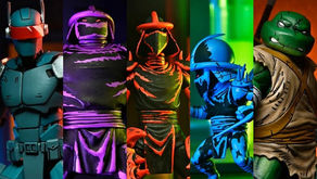 NECA Teenage Mutant Ninja Turtles 2024 releases of Synja Patrol Pot, Wanderer Leo, and Shredder Clones