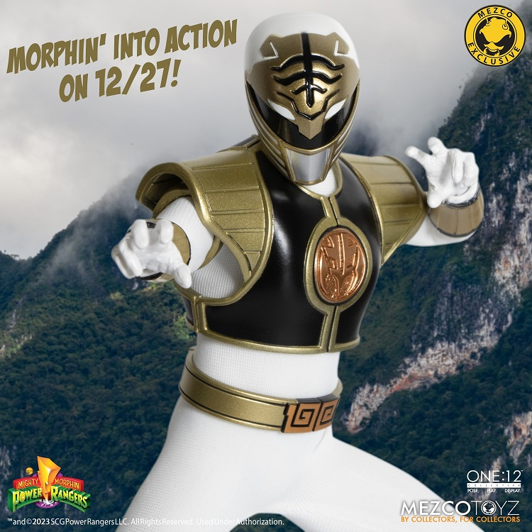 Mezco One:12 Collective White Power Ranger