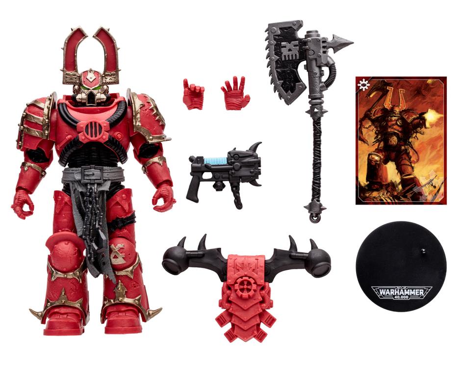 Accessori Casco Khorne Berzerker Per Warhammer 40K - Stampa 3D In Resina Scala 1/18 - Compatibile JOYTOY