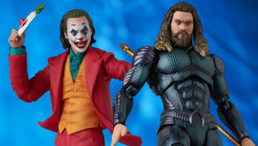 Medicom MAFEX Joker (2019) and Aquaman from The Lost Kingdom (2023)
