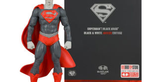 McFarlane DC Multiverse Gold Label Superman 'Black and White Edition' Big Bad Toy Store Exclusive