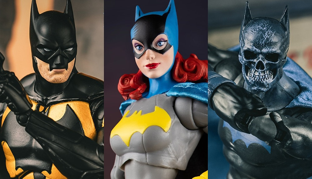 McFarlane DC Multiverse Black Mask as Batman, DC Classic Batgirl, and ...