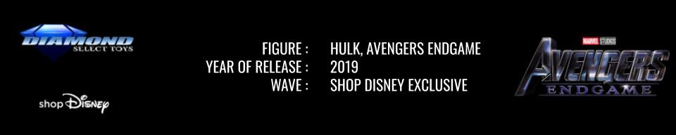 Review Avengers Endgame Hulk Shop Disney Exclusive Diamond Select Toys