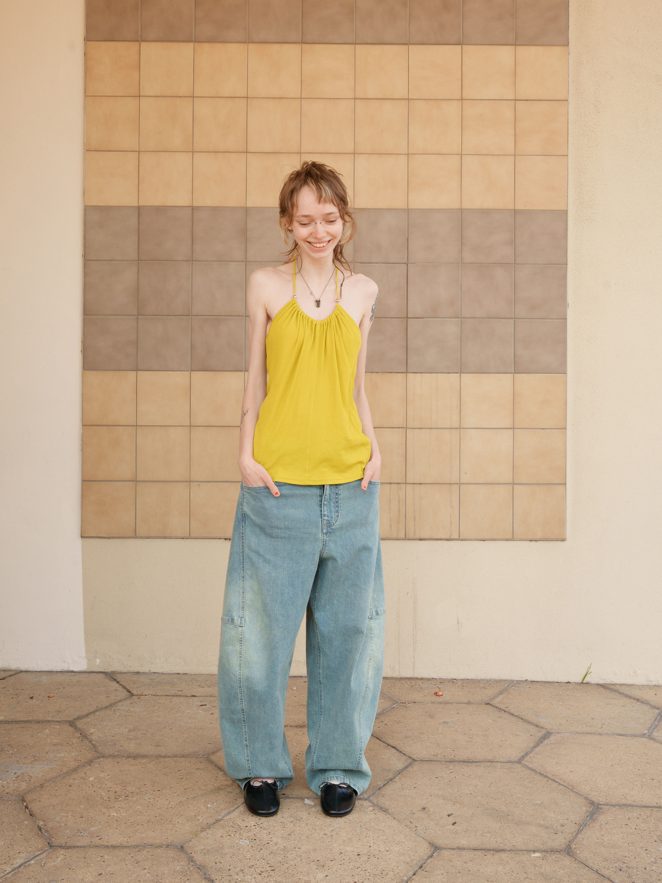 HALTER KNIT TANK