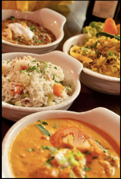 Arranged Food and Objects