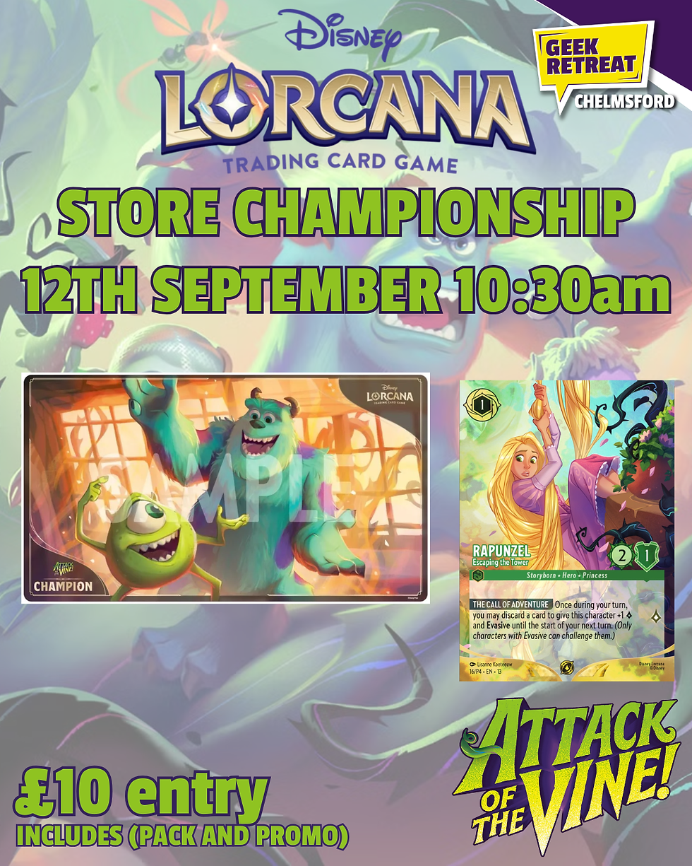 Disney Lorcana Attack of the vine Store Championship