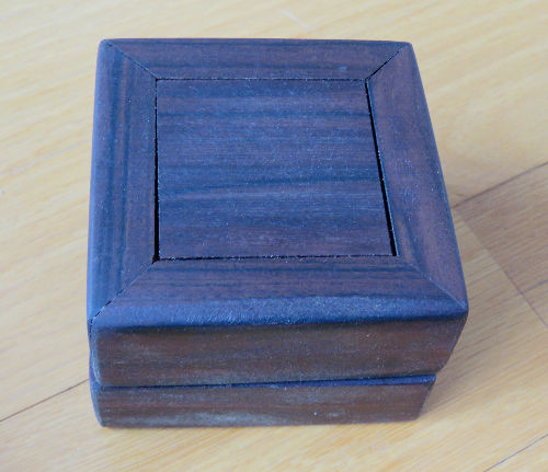 Rare Bolivian Rosewood ring box